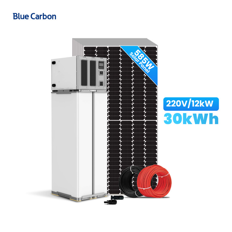Blue Carbon  220V 12KW-30kWh Smart Power Station Single Phase Solar Energy Storage System New Arrival